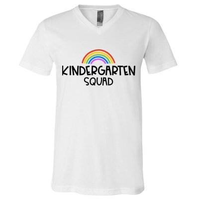 Kindergarten Squad Rainbow V-Neck T-Shirt