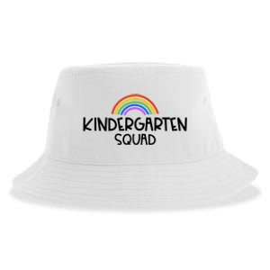 Kindergarten Squad Rainbow Sustainable Bucket Hat