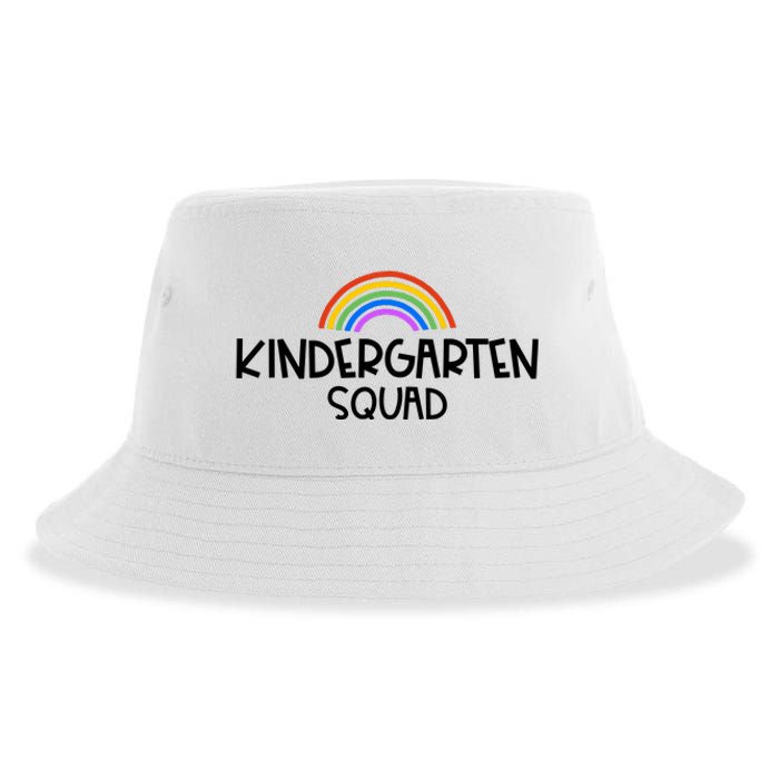 Kindergarten Squad Rainbow Sustainable Bucket Hat