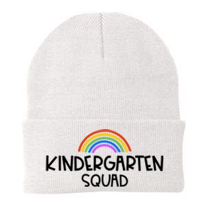 Kindergarten Squad Rainbow Knit Cap Winter Beanie