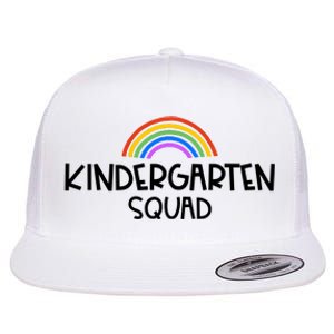 Kindergarten Squad Rainbow Flat Bill Trucker Hat