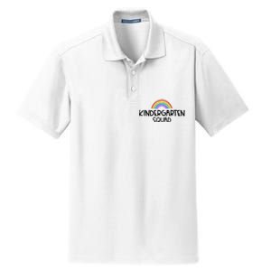 Kindergarten Squad Rainbow Dry Zone Grid Polo