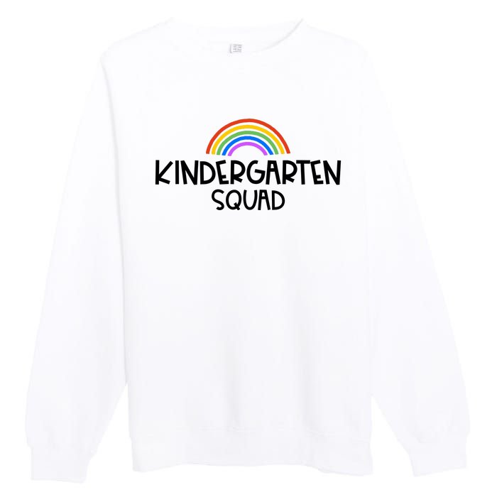 Kindergarten Squad Rainbow Premium Crewneck Sweatshirt