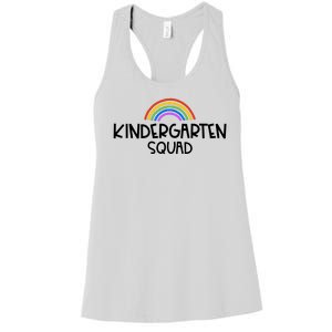 Kindergarten Squad Rainbow Women's Racerback Tank