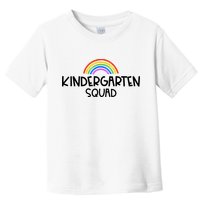 Kindergarten Squad Rainbow Toddler T-Shirt