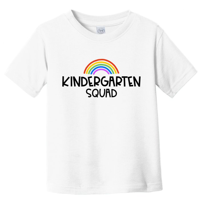 Kindergarten Squad Rainbow Toddler T-Shirt
