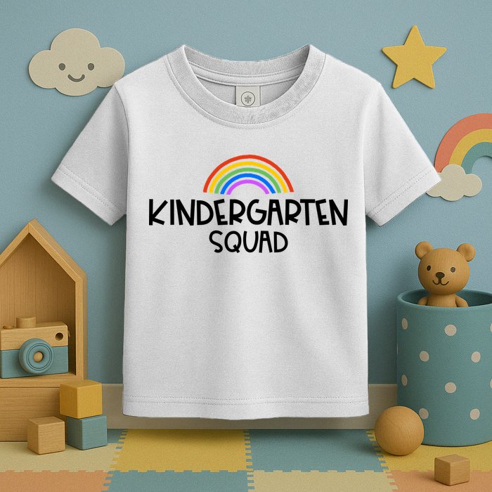 Kindergarten Squad Rainbow Toddler T-Shirt