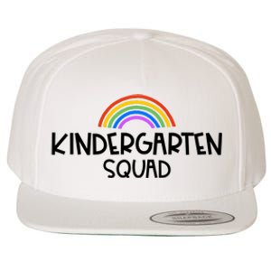 Kindergarten Squad Rainbow Wool Snapback Cap