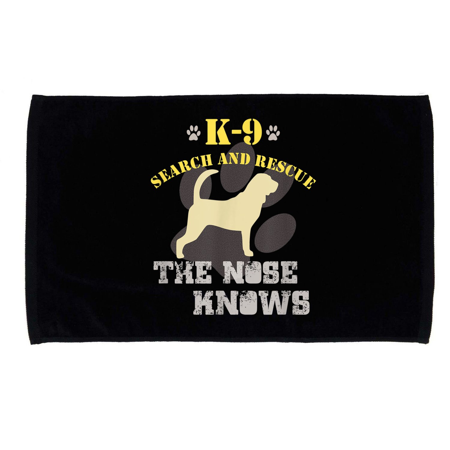 K9 Search & Rescue Dog Team Bloodhound Tracking SAR K9 Microfiber Hand Towel