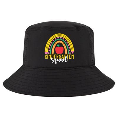 Kindergarten Squad Rainbow Education Cool Comfort Performance Bucket Hat