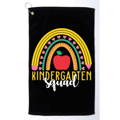 Kindergarten Squad Rainbow Education Golf Towel