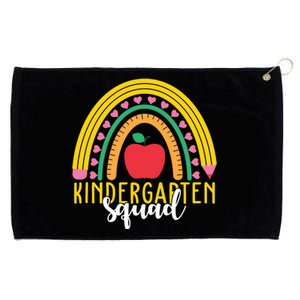 Kindergarten Squad Rainbow Education Grommeted Golf Towel