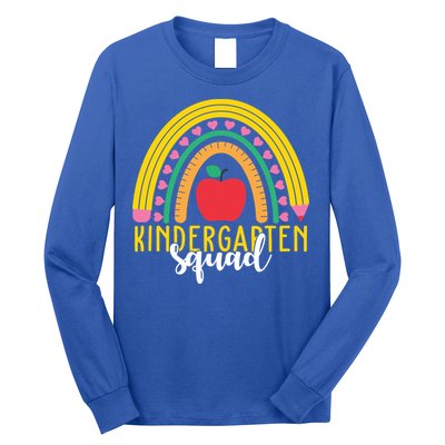 Kindergarten Squad Rainbow Education Long Sleeve Shirt