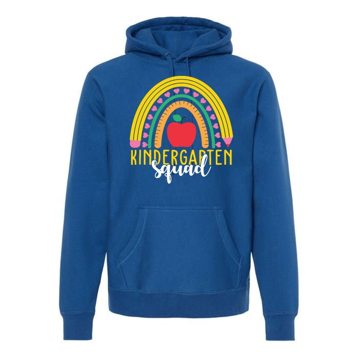 Kindergarten Squad Rainbow Education Premium Hoodie