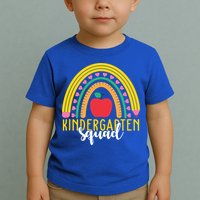 Kindergarten Squad Rainbow Education Toddler T-Shirt