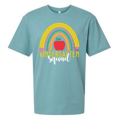 Kindergarten Squad Rainbow Education Sueded Cloud Jersey T-Shirt