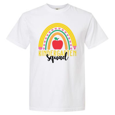 Kindergarten Squad Rainbow Education Garment-Dyed Heavyweight T-Shirt