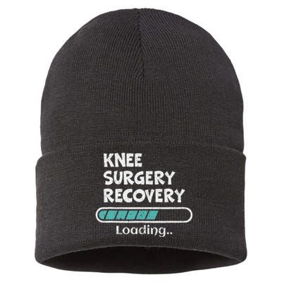 Knee Surgery Recovery Loading Replacement Survivor Knees Sustainable Knit Beanie