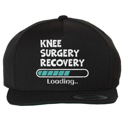 Knee Surgery Recovery Loading Replacement Survivor Knees Wool Snapback Cap