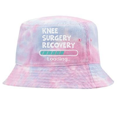 Knee Surgery Recovery Loading Replacement Survivor Knees Tie-Dyed Bucket Hat