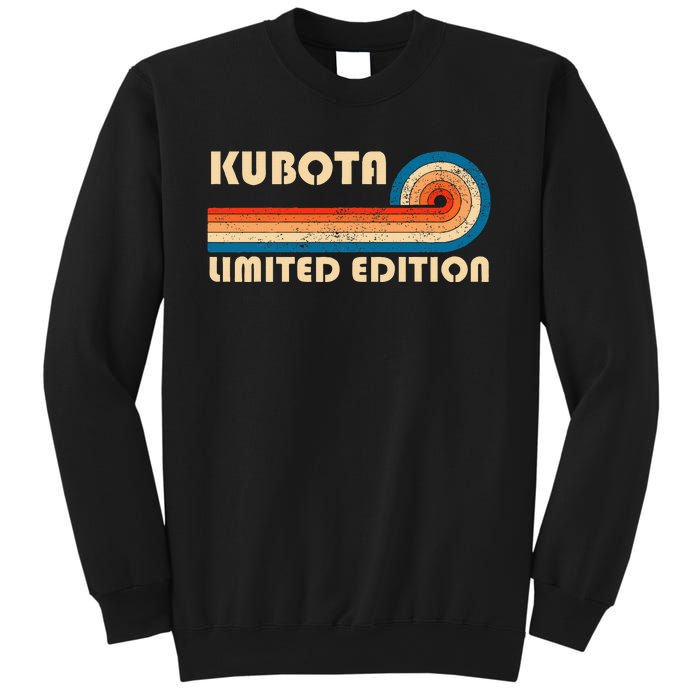 Kubota Surname Retro Vintage 80s 90s Birthday Reunion Sweatshirt