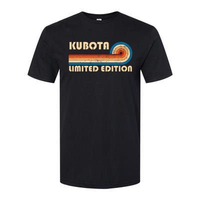 Kubota Surname Retro Vintage 80s 90s Birthday Reunion Softstyle CVC T-Shirt