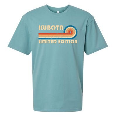 Kubota Surname Retro Vintage 80s 90s Birthday Reunion Sueded Cloud Jersey T-Shirt