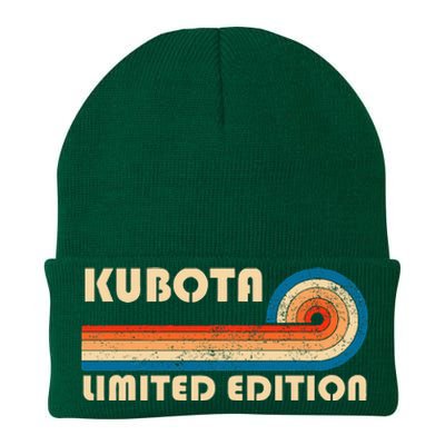 Kubota Surname Retro Vintage 80s 90s Birthday Reunion Knit Cap Winter Beanie