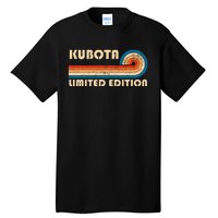 Kubota Surname Retro Vintage 80s 90s Birthday Reunion Tall T-Shirt