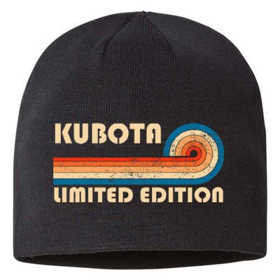 Kubota Surname Retro Vintage 80s 90s Birthday Reunion Sustainable Beanie