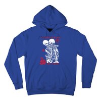 Kissing Skeletons Skulls Till Death Do Us Part Just Ding Gift Hoodie