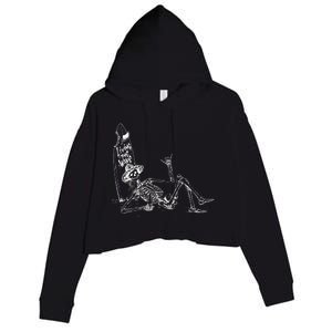 Koloa Surf Skeleton Crop Fleece Hoodie