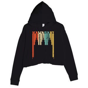 Kawasaki Skyline Silhouette Crop Fleece Hoodie