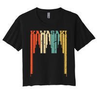 Kawasaki Skyline Silhouette Women's Crop Top Tee