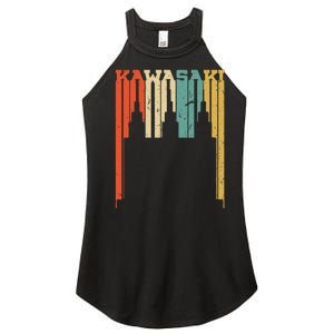 Kawasaki Skyline Silhouette Women's Perfect Tri Rocker Tank