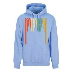 Kawasaki Skyline Silhouette Unisex Surf Hoodie