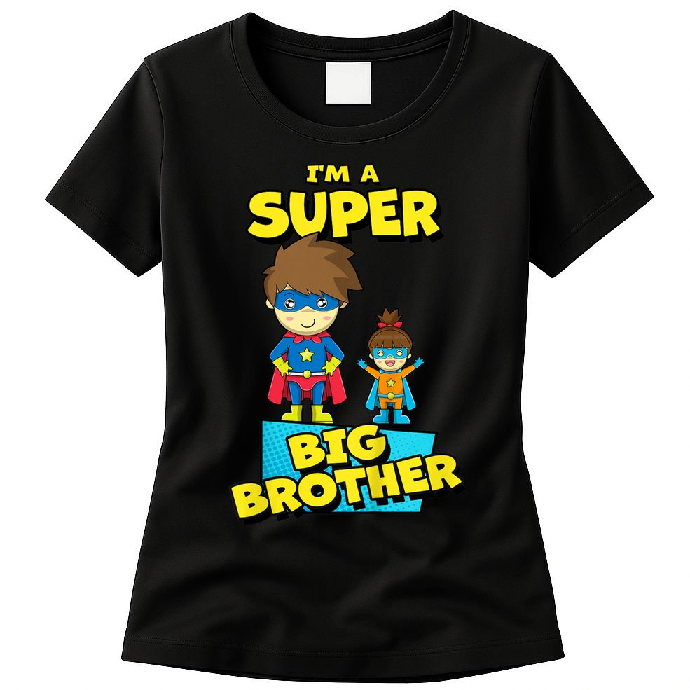 Kss5288486 Kids Superhero Super Big Brother 2022 Big Brother Little Sister Womens T Shirt TeeShirtPalace