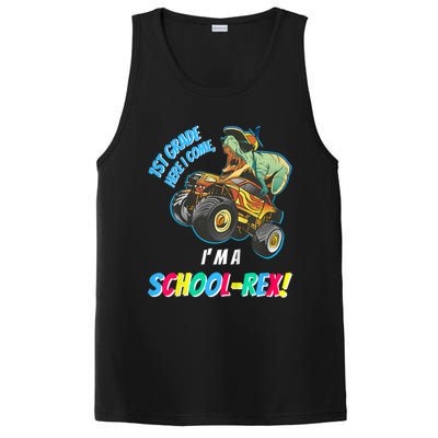 Kids School Starts First Grade Here I Come Dinosaur Monster Truck PosiCharge Competitor Tank