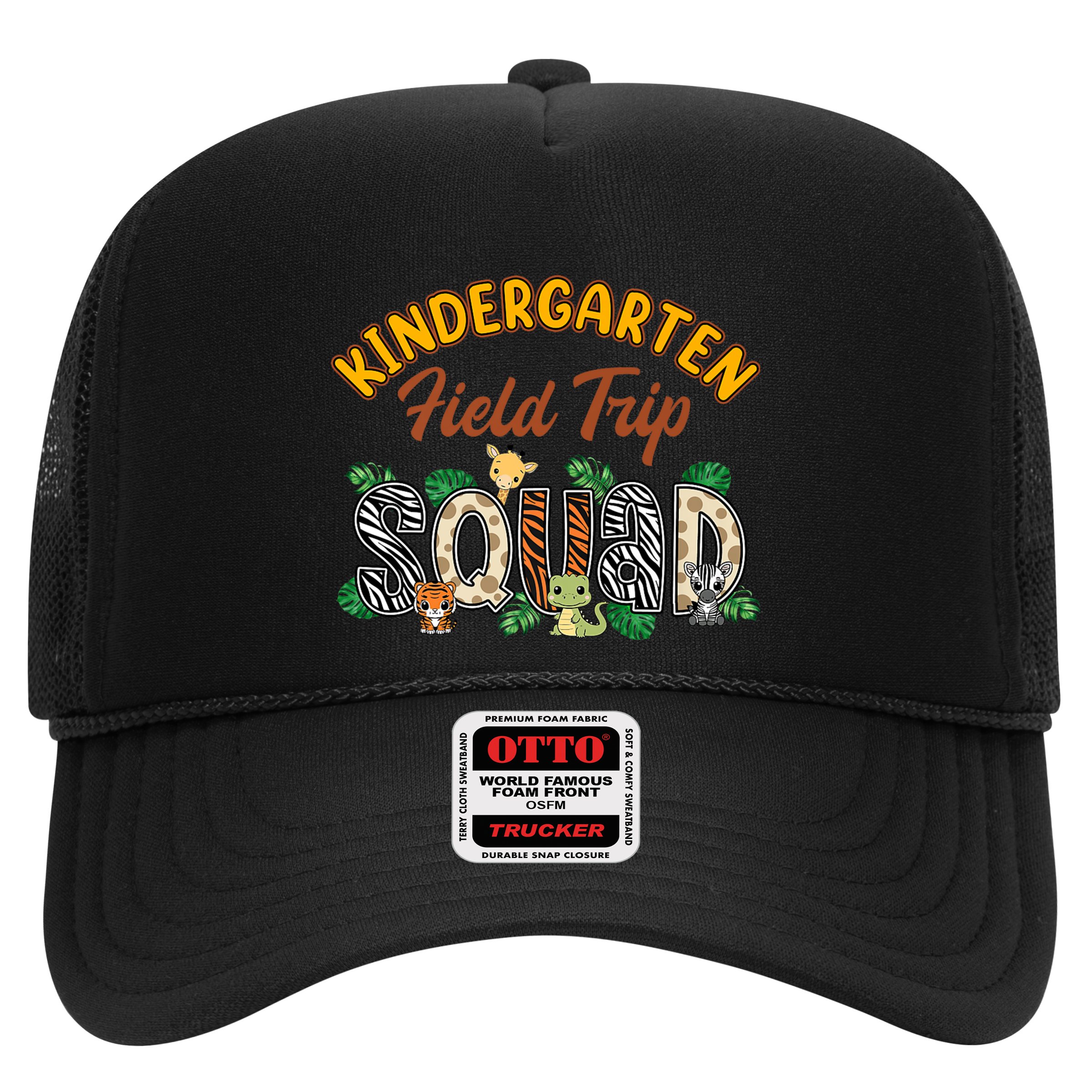 Kindergarten Students School Zoo Field Trip Squad Matching Premium Trucker Hat