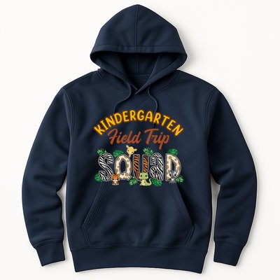 Kindergarten Students School Zoo Field Trip Squad Matching Premium Hoodie