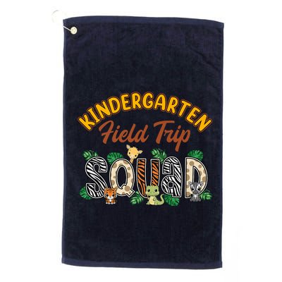 Kindergarten Students School Zoo Field Trip Squad Matching Premium Golf Towel
