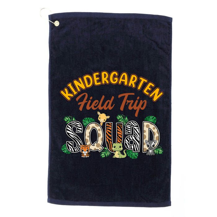 Kindergarten Students School Zoo Field Trip Squad Matching Premium Golf Towel