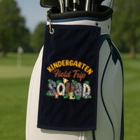 Kindergarten Students School Zoo Field Trip Squad Matching Premium Golf Towel
