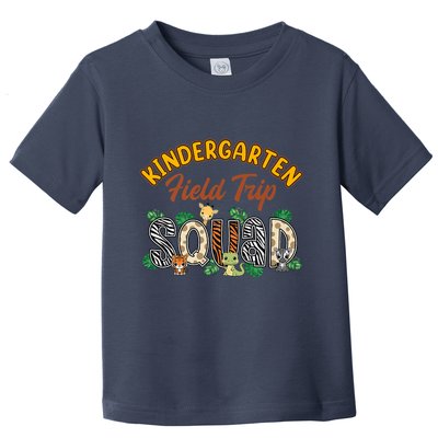Kindergarten Students School Zoo Field Trip Squad Matching Premium Toddler T-Shirt