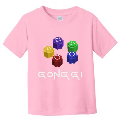 Korean Squid Traditional Game Catching Toy Gonggi Toddler T-Shirt