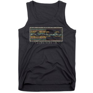 Koloa Surf Three Waves Logo Lightweight Classic Fit Tank Top