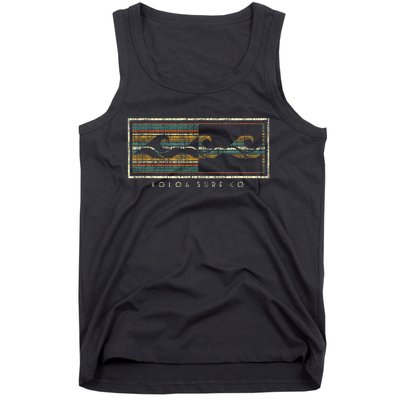 Koloa Surf Three Waves Logo Lightweight Classic Fit Tank Top