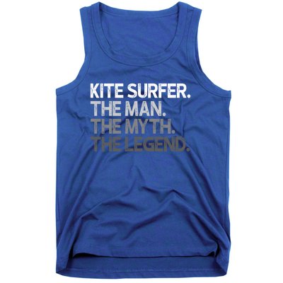 Kite Surfer The Myth Legend Gift Meaningful Gift Tank Top