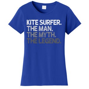 Kite Surfer The Myth Legend Gift Meaningful Gift Women's T-Shirt