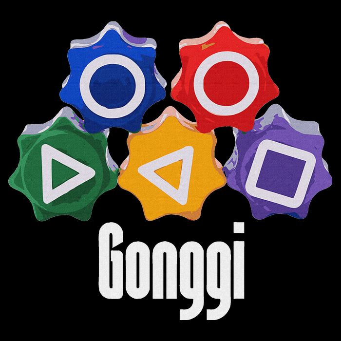 Korean Squid Traditional Game Catching Toy Gonggi Cooling Performance Crew T-Shirt